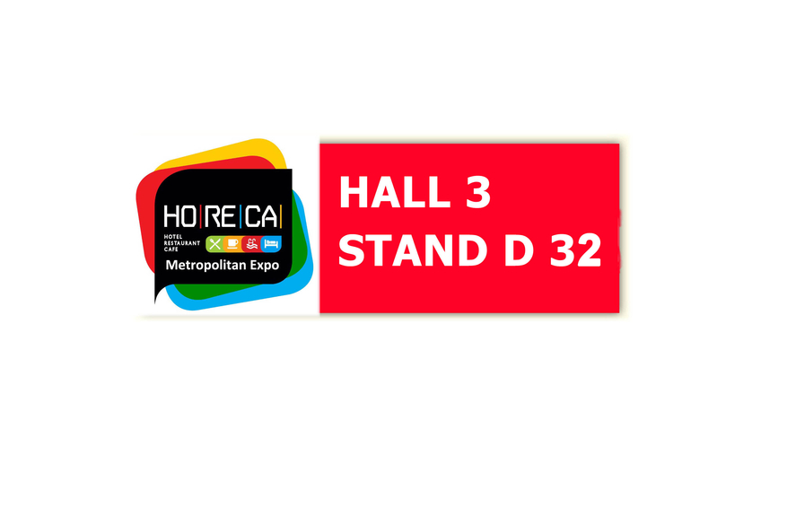 HORECA 2026, 13-16 FEBRUARY, METROPOLITAN EXPO, HALL 3-STAND D32