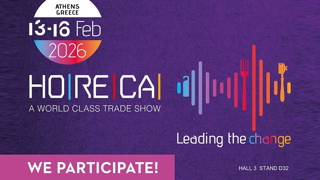 HORECA 2026, 13-16 FEBRUARY, METROPOLITAN EXPO, HALL 3-STAND D32